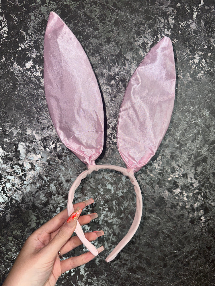 HALLOWEEN PINK SILKY BUNNY EARS